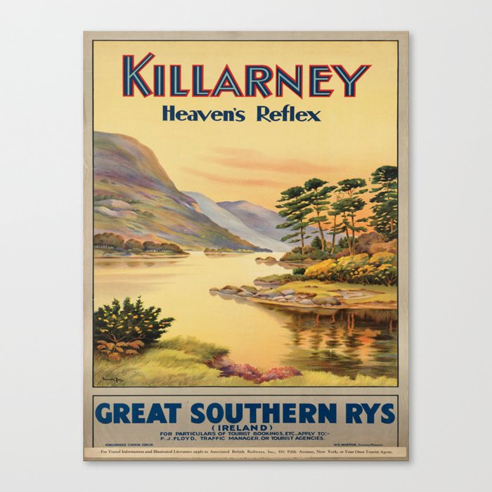 Vintage poster - Ireland Canvas Print