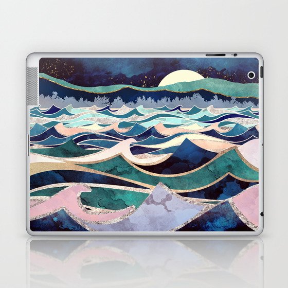Moonlit Ocean Laptop & iPad Skin
