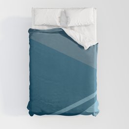 Abstract III - blue hue Duvet Cover