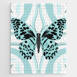 Butterfly - blue Jigsaw Puzzle