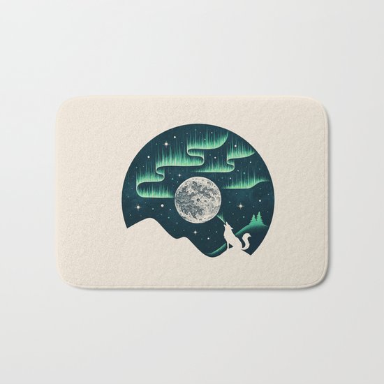 Arctic Tune Bath Mat