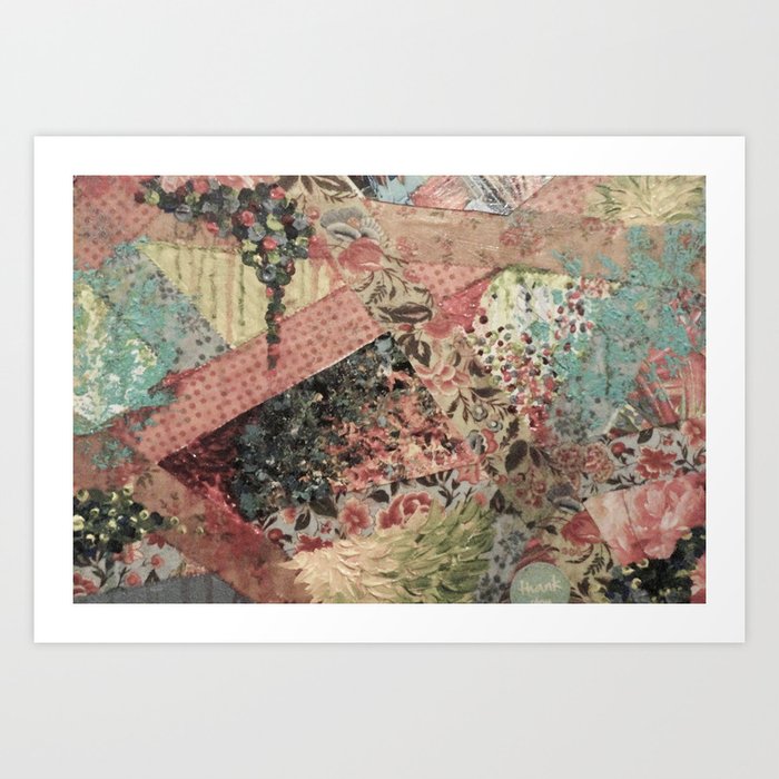 Pieces Of Me Lovely Muted Pink Black White Floral Stripe