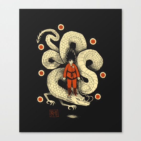 dbz Canvas Print