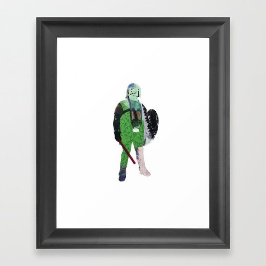 Defender Framed Art Print