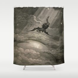 Gustave Doré - Fallen angel Shower Curtain
