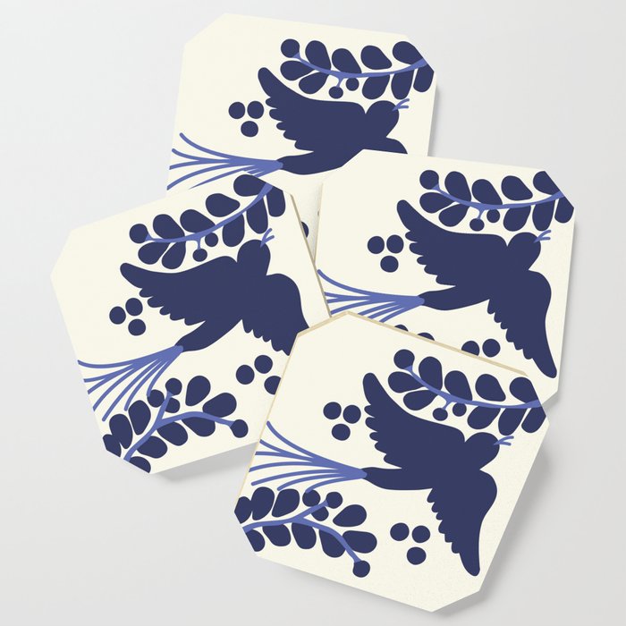 Talavera Blue Bird Coaster
