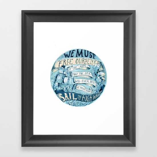 Learn to Sail Framed Art Print