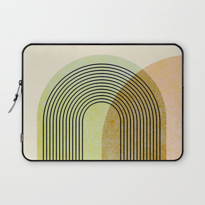 Abstraction_NEW_SUN_SUNLIGHT_LINE_MOUNTAINS_POP_ART_0303A Laptop Sleeve