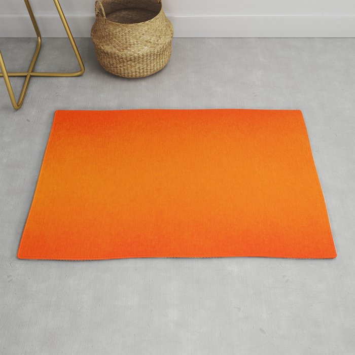 Abstract vibrant modern textured red paint Rug
