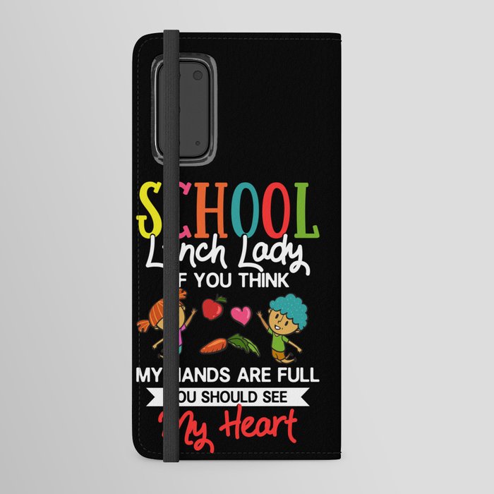 Lunch Lady School Cafeteria Worker Android Wallet Case