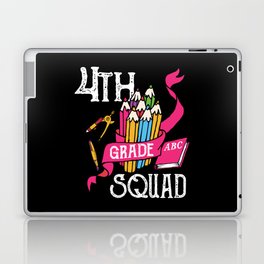 4th Grade Squad Student Back To School Laptop Skin
