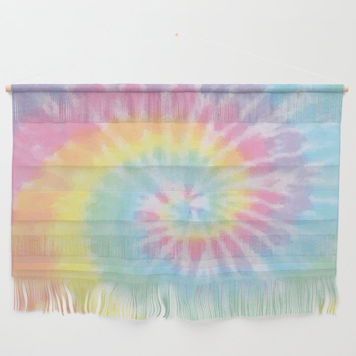 Pastel Tie Dye Wall Hanging by Kate and Company Society6
