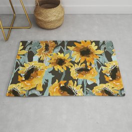 sunflower kitchen mat