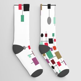Mid-Century Modern Art 1.3.4 Socks