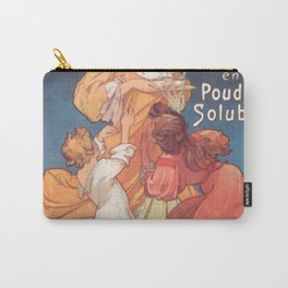 Mucha Chocolate Ideal Vintage Advertising High Resolution (Reproduction) Carry-All Pouch