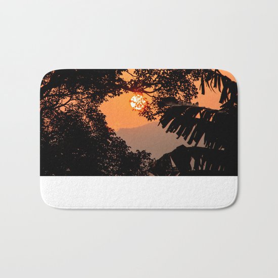 Creamsicle Moonlight Bath Mat