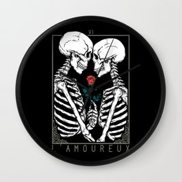 VI The Lovers Wall Clock