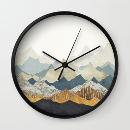 Distant Peaks Wall Clock