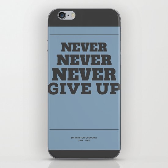 Never iPhone & iPod Skin