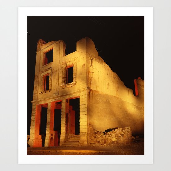 Death Valley Ruins Art Print