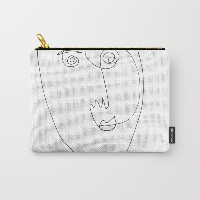 Face of wire Carry-All Pouch
