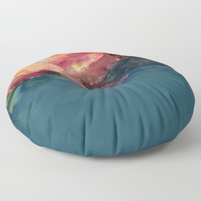 dream landscape Floor Pillow