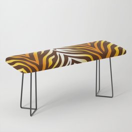 Tiger Fur Pattern Bench