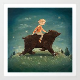 Bear Boy by Emily Winfield Martin Art Print