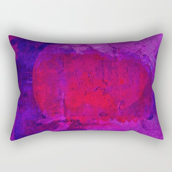 Red Moon Rectangular Pillow