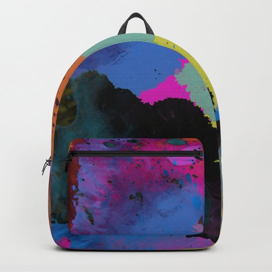 Ink Feelings II - Abstract watercolour painting Backpack