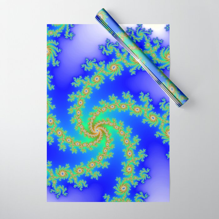 Vortex Mandelbrot Fractal CGI 10000x10000 Pixels 32 Bit Color Palette Wrapping Paper