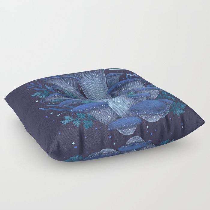 Blue Oyster Floor Pillow