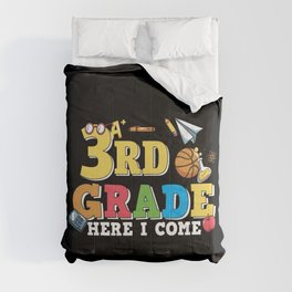 3rd Grade Here I Come Comforter