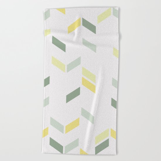 Geometric Confetti (Tropical Party) Beach Towel