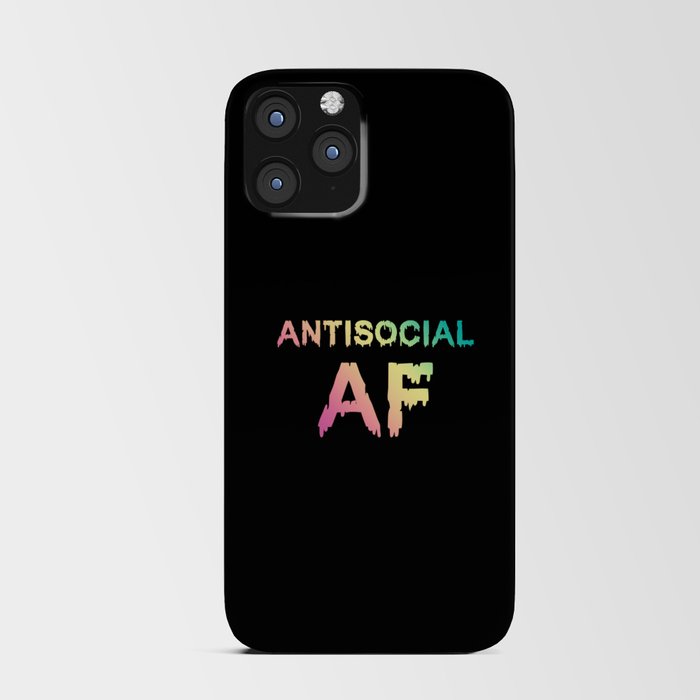 Antisocial AF iPhone Card Case
