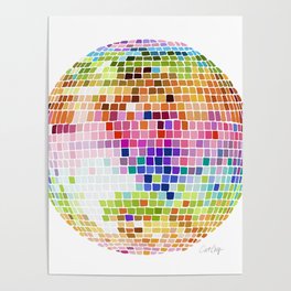 Disco Ball – Rainbow Poster
