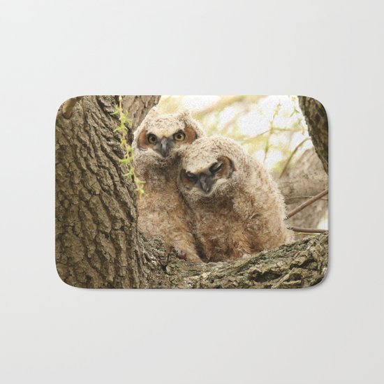 Rest your head on my shoulder Bath Mat