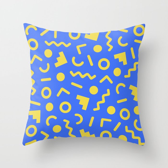 Memphis Pattern 559 Throw Pillow