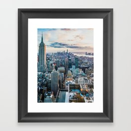 New York City (Color) Framed Art Print