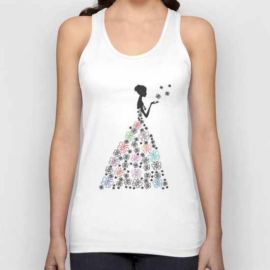 Origami Butterfly Dress No. 1 Unisex Tank Top