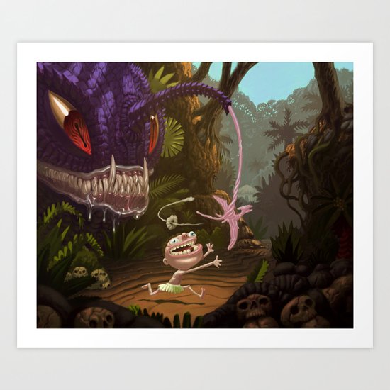 Land Angler Art Print