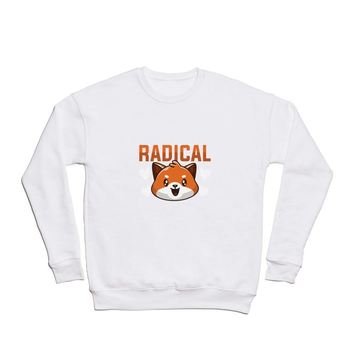 Radical Red Panda Crewneck Sweatshirt