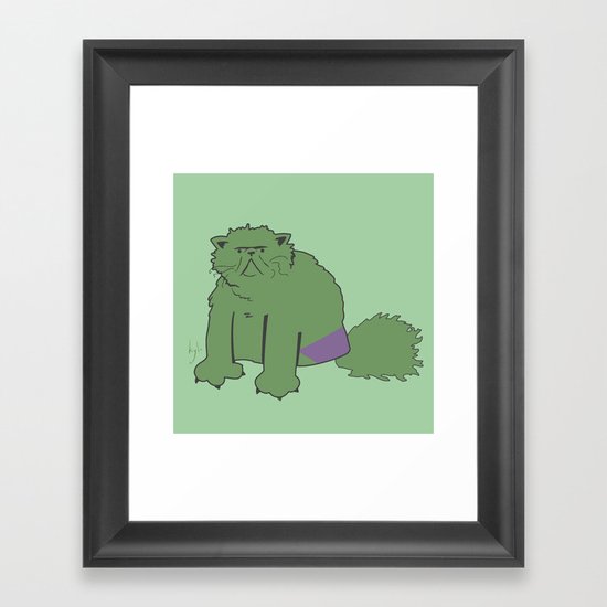 The Incatable Hulk Framed Art Print