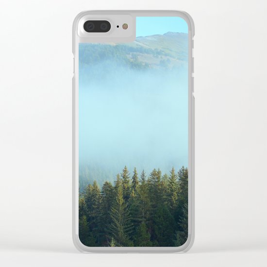 Early Morning Mist Clear iPhone Case