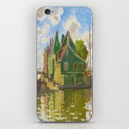 Claude Monet - Canal in Zaandam (1871) iPhone Skin