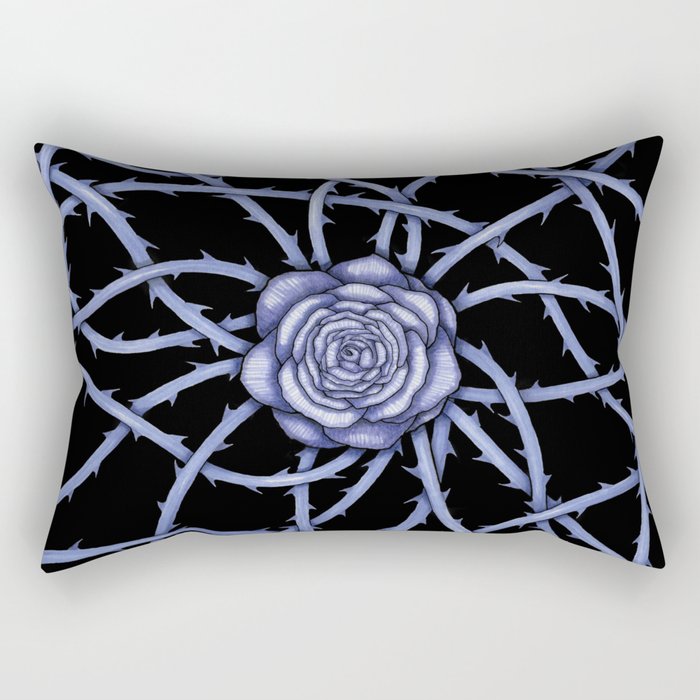 Rose Adversity Art Rectangular Pillow