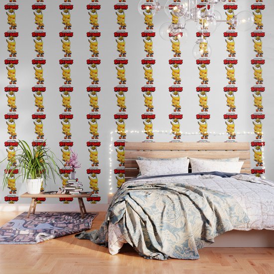 Gold Mecha Crow Design Brawl Stars Wallpaper By Zarcus11 Society6