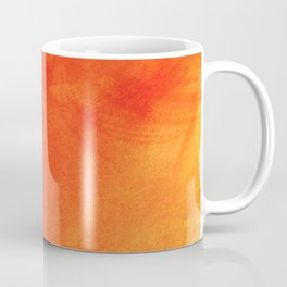 Pure Sunshine Orange and Yellow Abstract Watercolour Coffee Mug