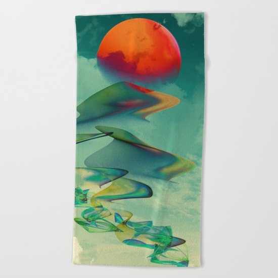 Reach the Sun! Beach Towel