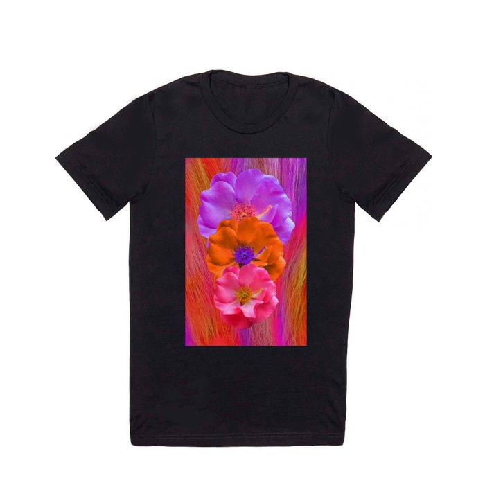 Faux Fur and Flowers T Shirt by MushroomArt | Society6